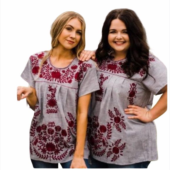 Aggie Embroidered Top - Picture 3 of 3